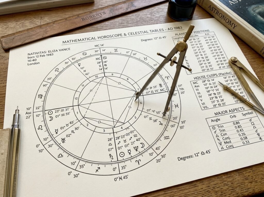 KP astrology calculation workspace